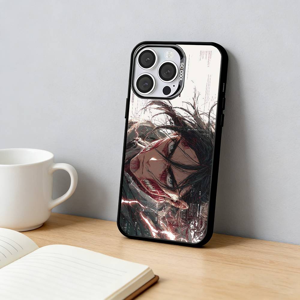 

Чехол для телефона с пейзажем Атака Титанов Для iPhone 17,16,15,14,13,12,11 Plus,Pro Max,XS,Красочный Серебристый Черный Чехол iPhone17PRO