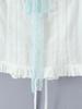 Lace Trim One-Shoulder Camisole - Color Block Slimming Button-Down for Women