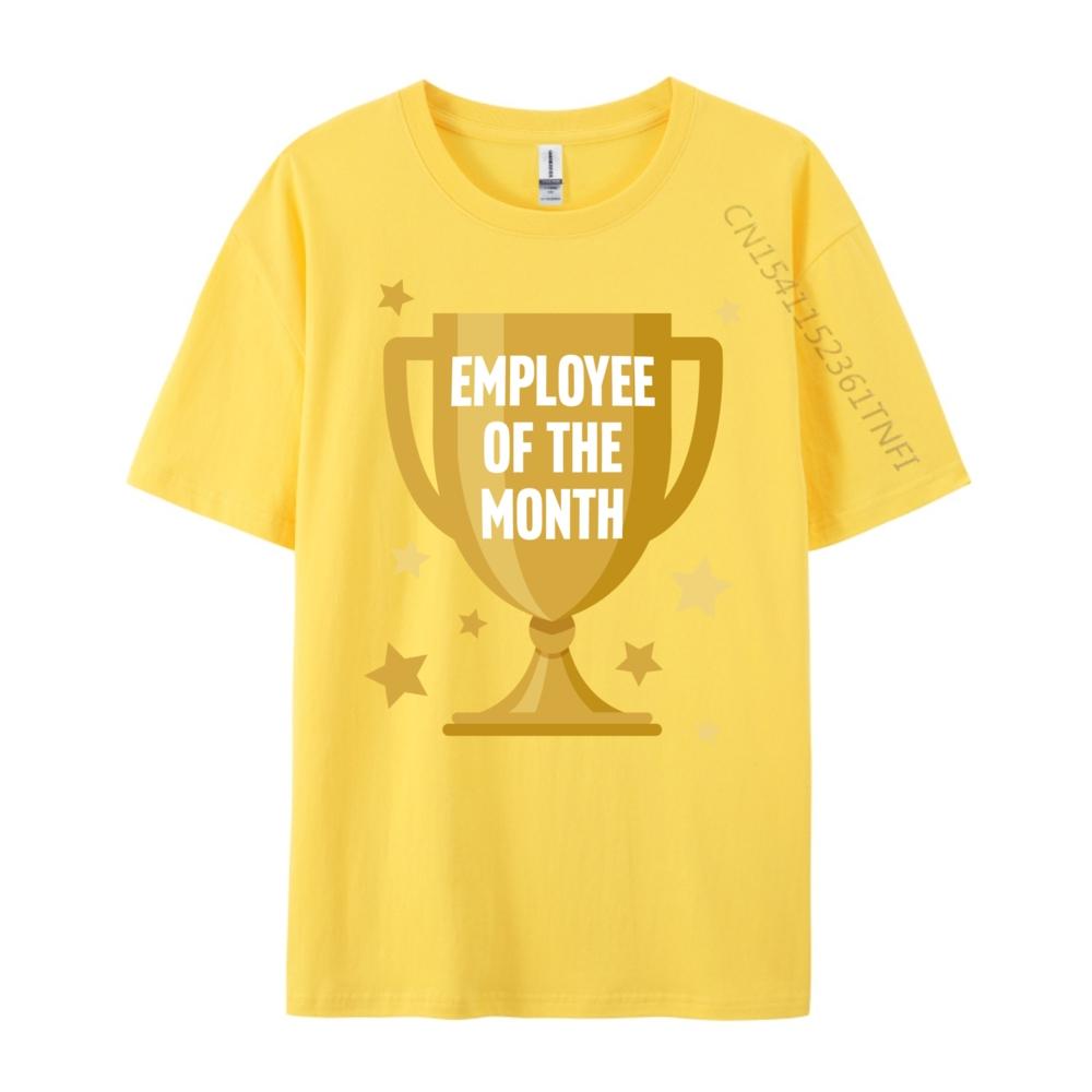 Employee Of The Month Black Graphic Tees Vintage T Shirts T Shirt for Men EU SIZE Casual
