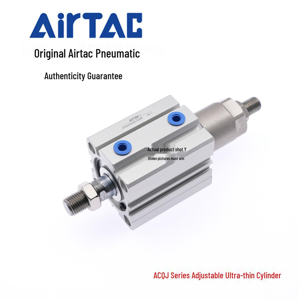 

AirTAC Ultra-Thin Cylinder ACQJ 100x35/40/45/50/60-10/20/30-S-B External thread B same price, leave note