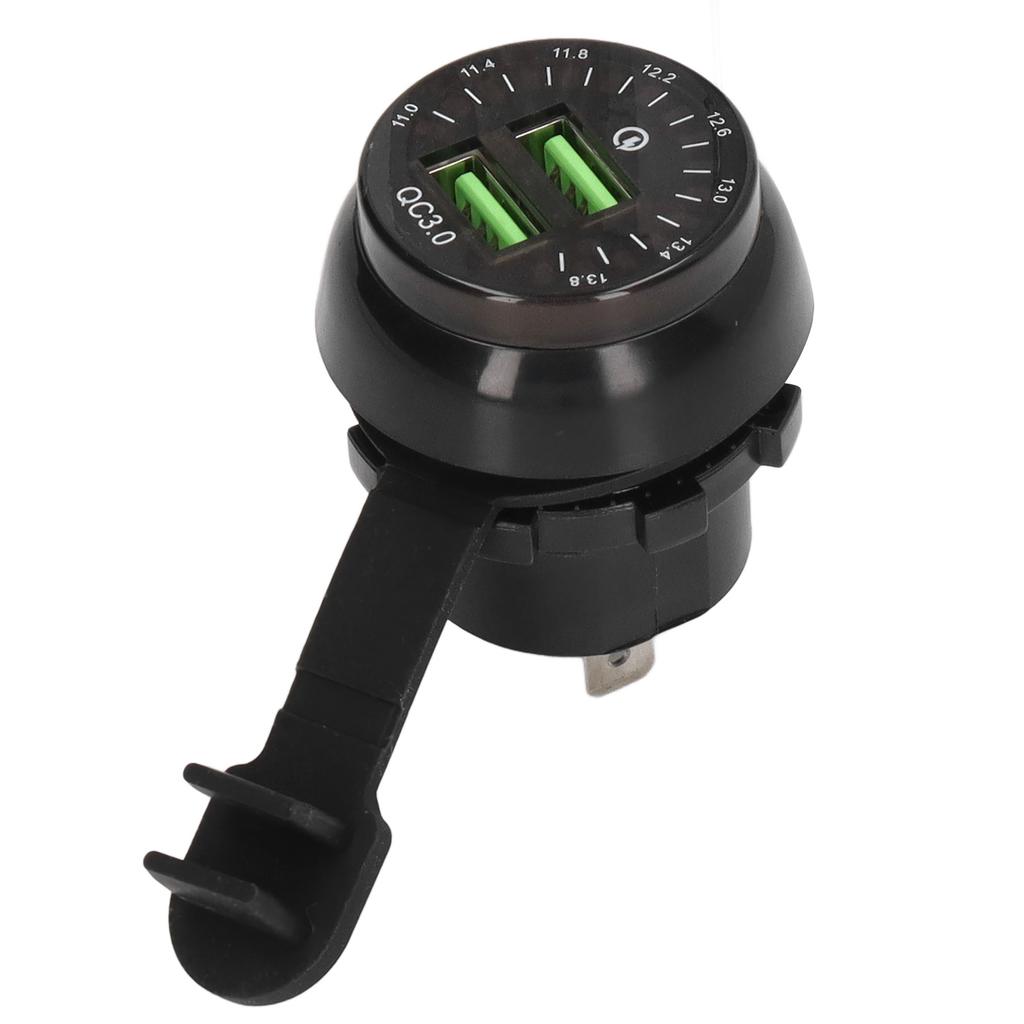 Dual USB Charger Socket DC12V Charger Adapter Power Outlet Adapter for ATVs RVs SUVs Boats