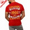 Birthday Shirt for Men Legends Were Born In 1986 or 1966 Tshirt 40 Years Old and 60 Years Old Mens Vintage Tee Backprint Tshirt