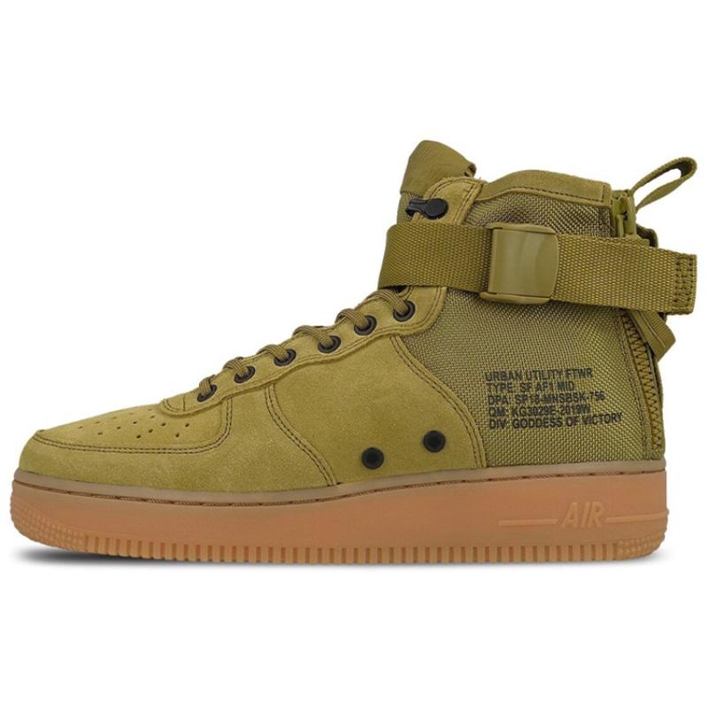 Nike Air Force 1 Mid 'Desert Moss' Sneakers 917753-301