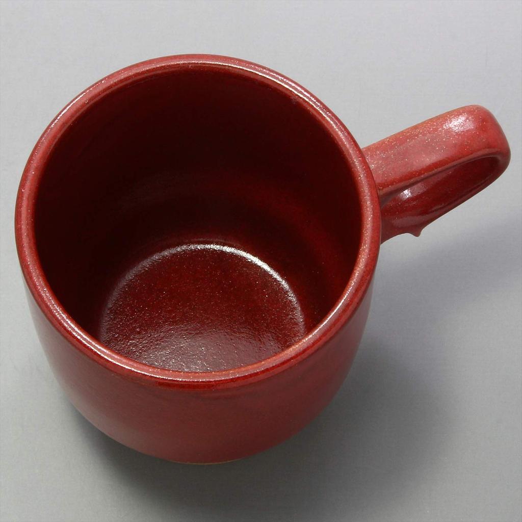 Hamato Hasami Ware Indigo Dyeing Kiln Stax Wine 300ml Mug, Red, 388538,