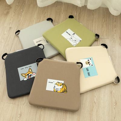 Velcro Pure Cotton Student Printed Cushions Dining Chair Cushions Stool Chair Cushions Office Chair Cushions Sofa Seat Cushions