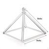Quartz Crystal Pyramid Clear Sound Healing for Therapy Yoga Meditation