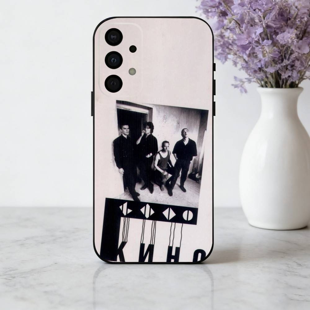 R-Russia Rock B-Band Viktor Tsoi K-Kino Phone Case For Samsung Galaxy A73,A72,A71,A70,A53,A52,A51,Soft Silicone Black Cover