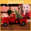 Charming Rustic Red Truck Christmas Decoration For Tree And Home Office Design