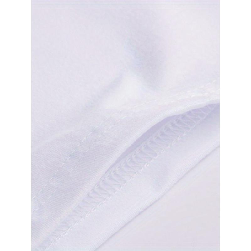 European Size Women's Paris Tower Print White T-Shirt, Round Neck Short Sleeve, Spring/Summer Women's Clothing