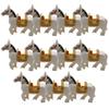 MOC Purchases Products Building Blocks Character Accessories Medieval Military Cavalry Knight Horses Animal Bricks Toy Gifts X36