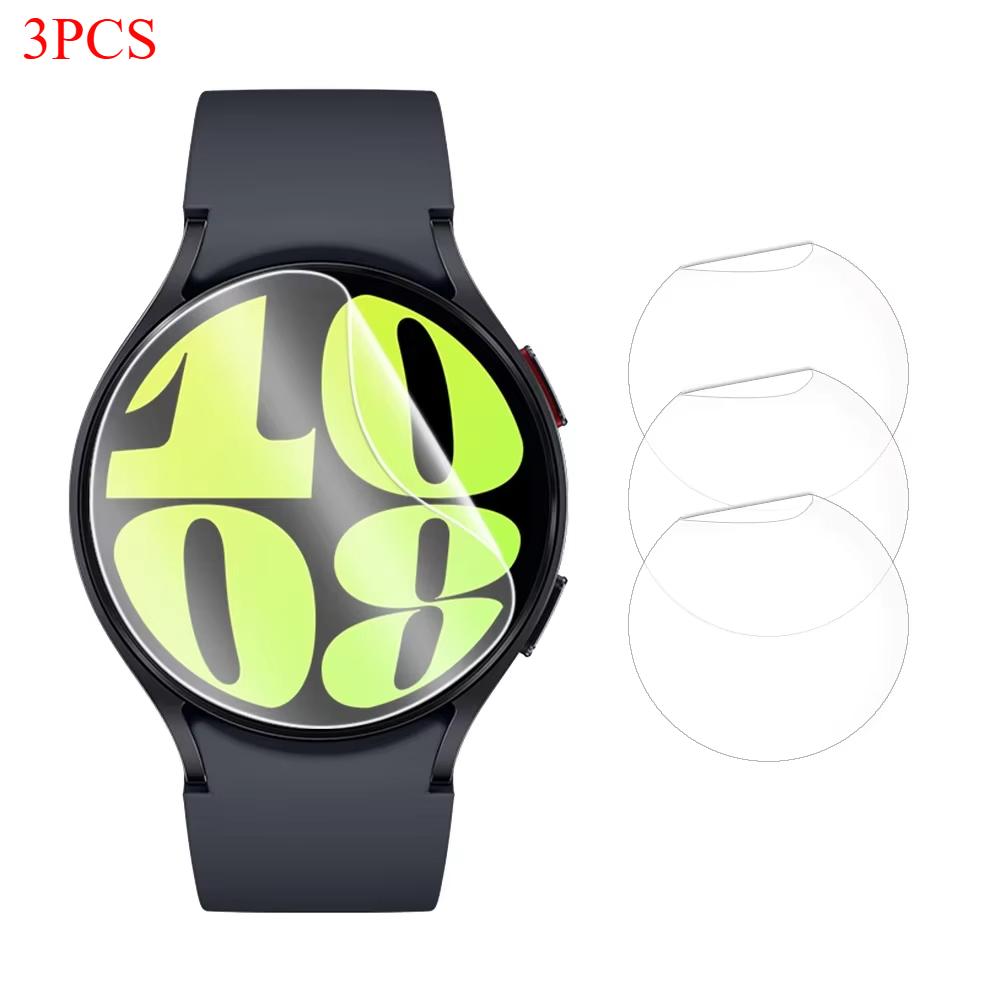 1-10PCS Screen Protector For Samsung Galaxy Watch 7 6 40 44mm 6Classic 43 47mm Hydrogel Film Accessories Galaxy Watch6 Not Glass