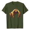 Women's Casual Printed T-Shirt Round Neck Pullover Short Sleeve Top