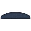 Self Adhesive Stair Treads 20 pcs 65 x 21 x 4 cm Navy Blue Semi Round Large