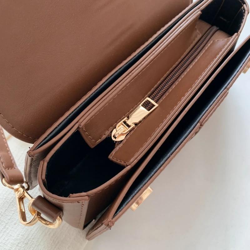 Сумка через плечо из искусственной кожи для женщин — фото 7