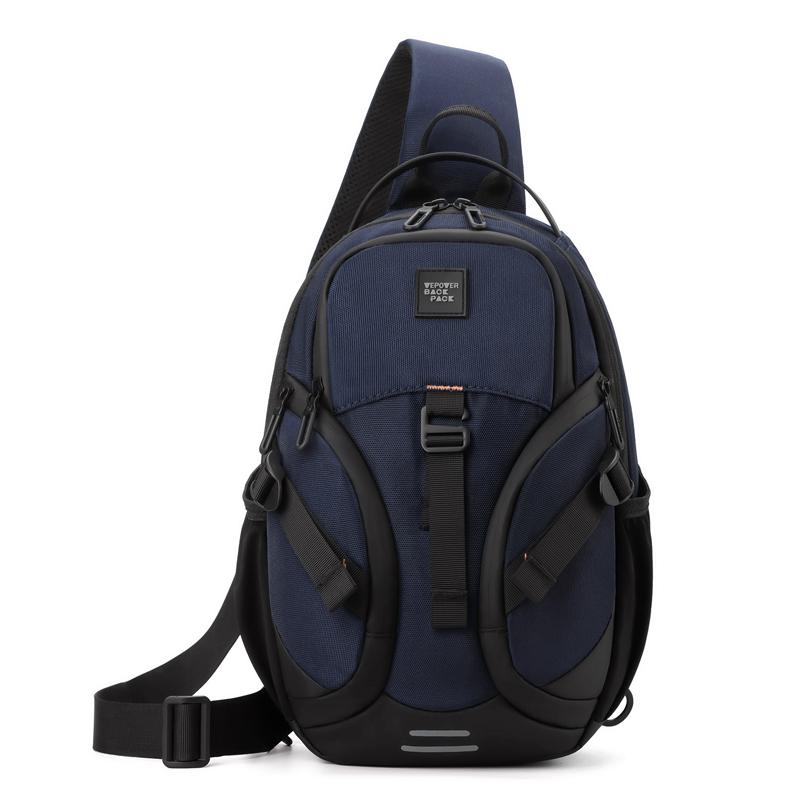 New Fashion Men's Chest Bag Multifunction Outdoor Climbing Riding Bag Pack Male Fanny Pack Causal Phone Bag Student Shoulder Bag