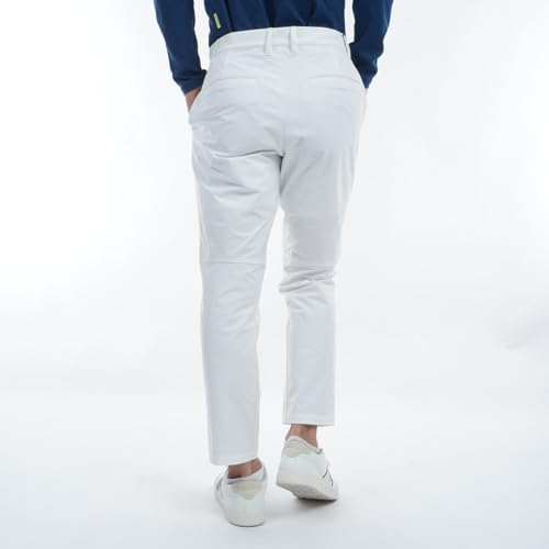 Admiral Golf Men's Water-Repellent Performance Pants, ADMA464, White