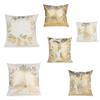 Luxury Black Gold Damask Cushion Cover Bronzing Peach Skin Pillowcase Geometric Throw Pillow For Sofa Living Room Home Decor
