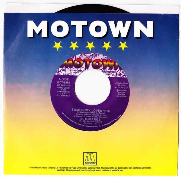

7inch Record EL DEBARGE - Somebody Loves You MOT1966 MOTOWN 1989 US Rap & Hip-Hop/R&B Used