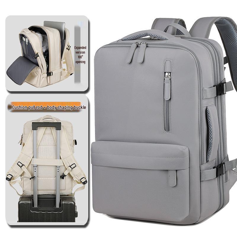 Dámský rozšiřitelný cestovní batoh - Extra velká kapacita pro služební cesty, do školy a na lehké cestování (2024)
