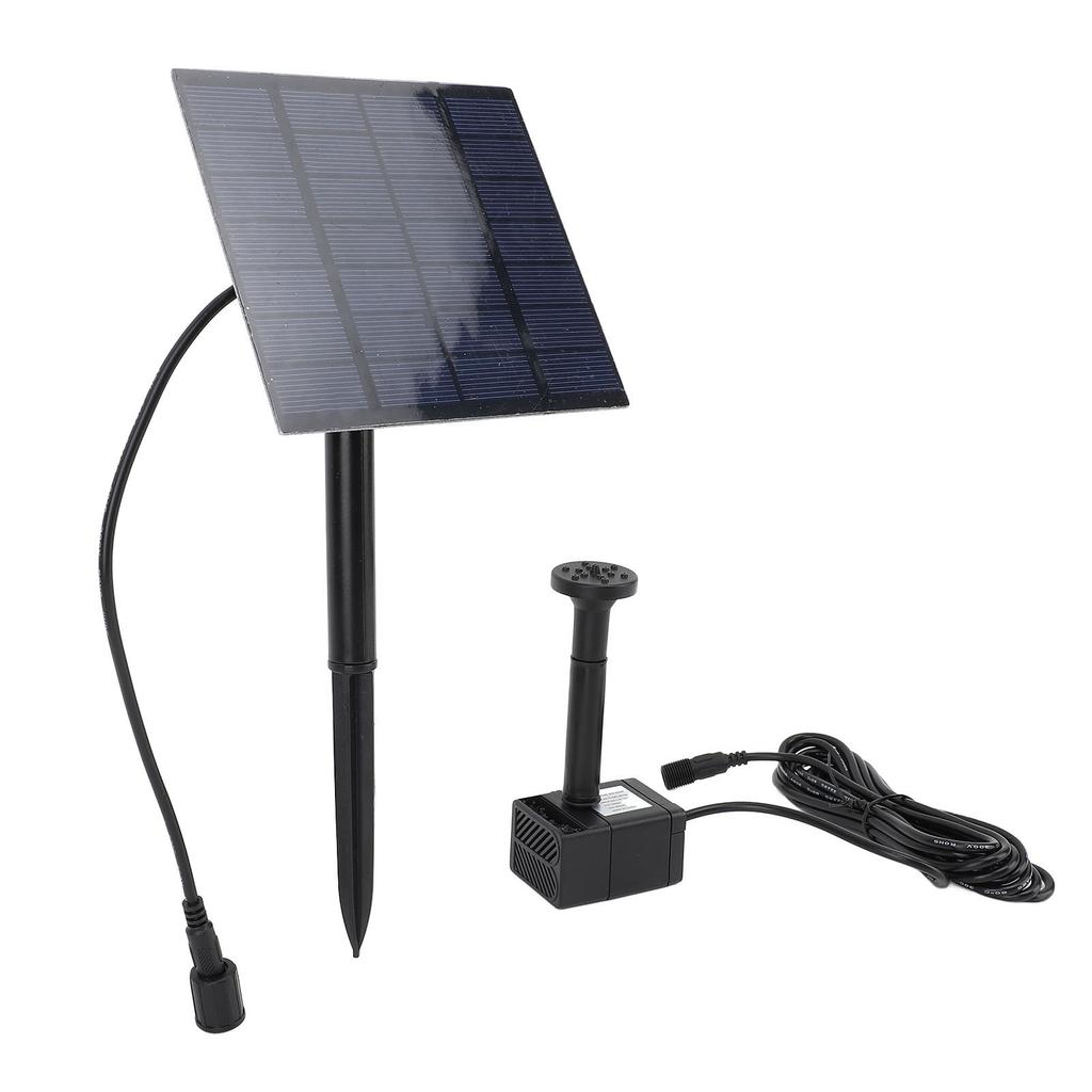Solar Powered Water Pump Kit Powerful Jet Watering Pond Pump for Bird Bath Garden Backyard Pool Fish Tank