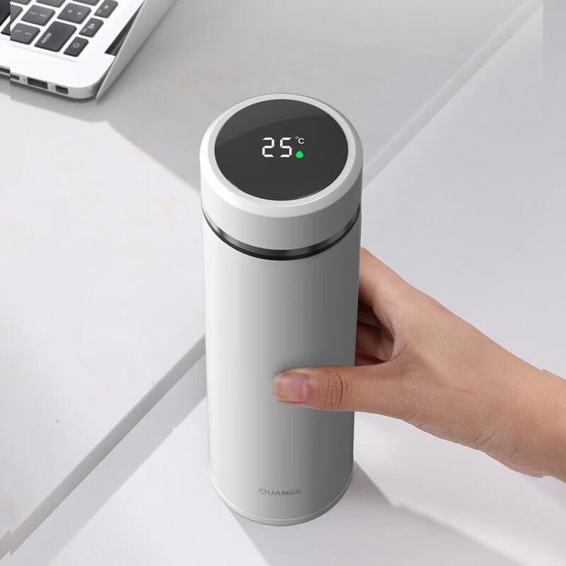 QUANGE Temperature Display 316 Stainless Steel Vacuum Flask