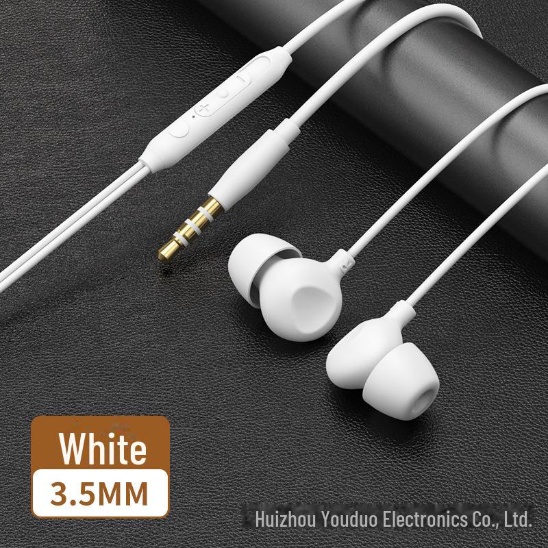 3,5mm kabelová měkká silikonová sluchátka do uší typu C pro spaní, plně kompatibilní s Xiaomi