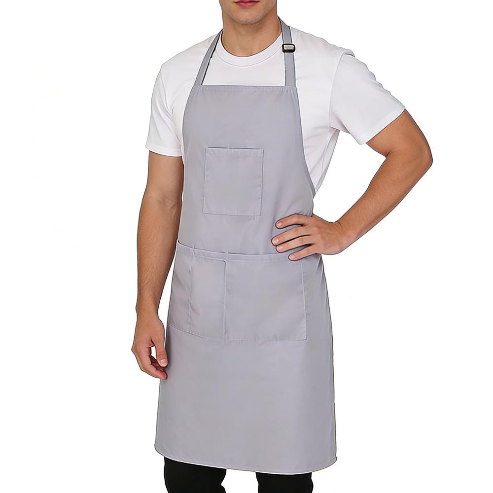 Unisex Cross-Neck Logo Apron for Milk Tea & Coffee Shops