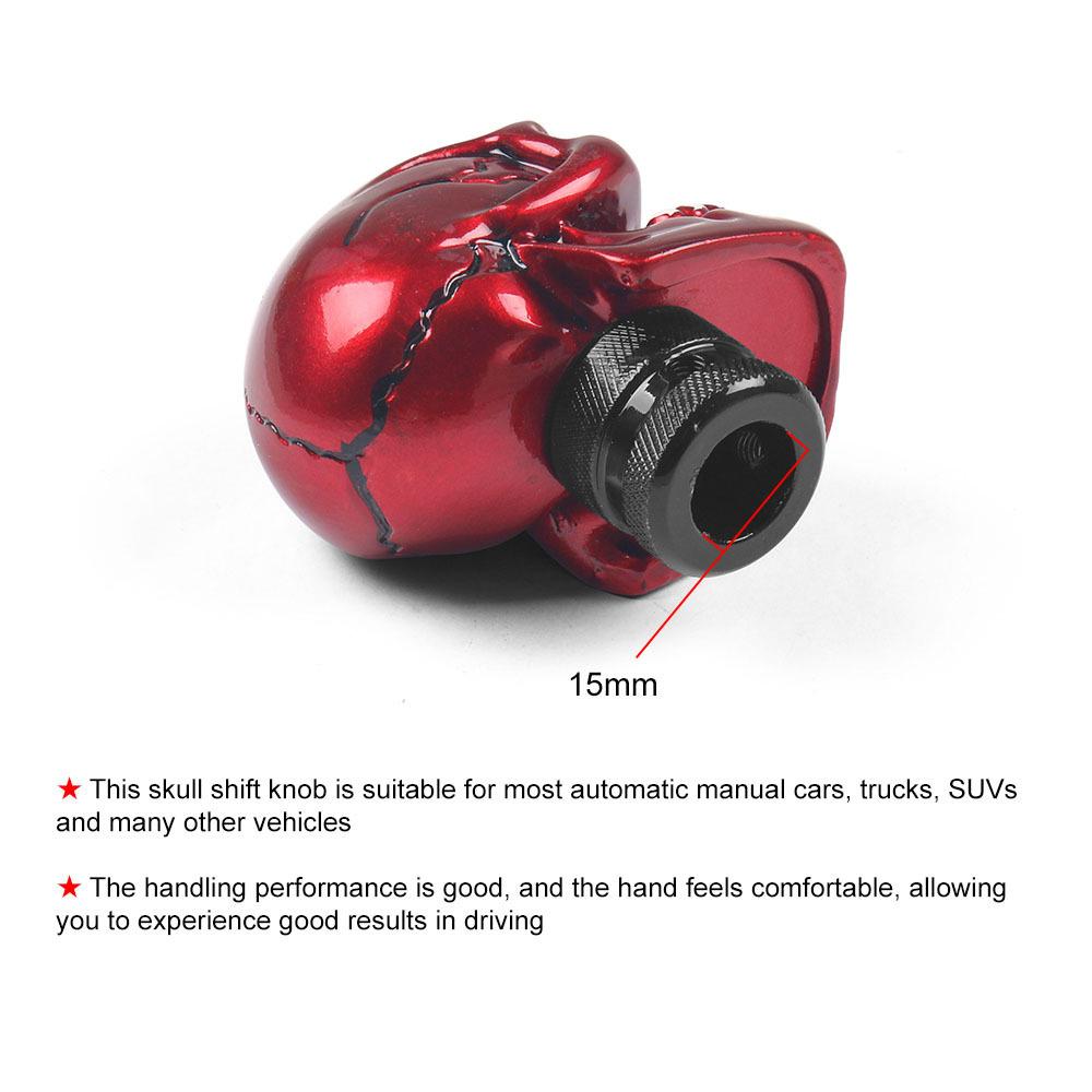 Skull Shift Knob Transmissions Gear Shifter Stick Handle For Most Manual Automatic Cars Truck SUV
