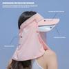 Retractable Wide Brim Beach Caps for Women Protect Neck Summer Hats Breathable Sun Hat  Outdoor