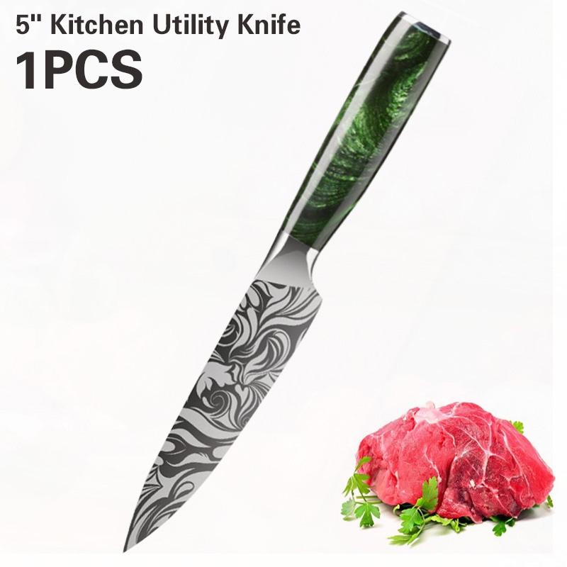 WXCOO Stainless Steel Chef Knife Vegetables and Meat Cutting Kitchen Accessories Boning Knives Cooking Knife