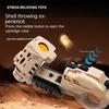 Pistol Shell Throwing Continuous Firing Blowback Soft Bullet Gun Soft Bullet Toy Shooting Weapons for Kids Birthday Gift