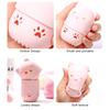 Mini Makeup Sponge Egg 10 Colors Cosmetic Puff Cute Silicone Powder Puff Drying Holder Make Up Tool