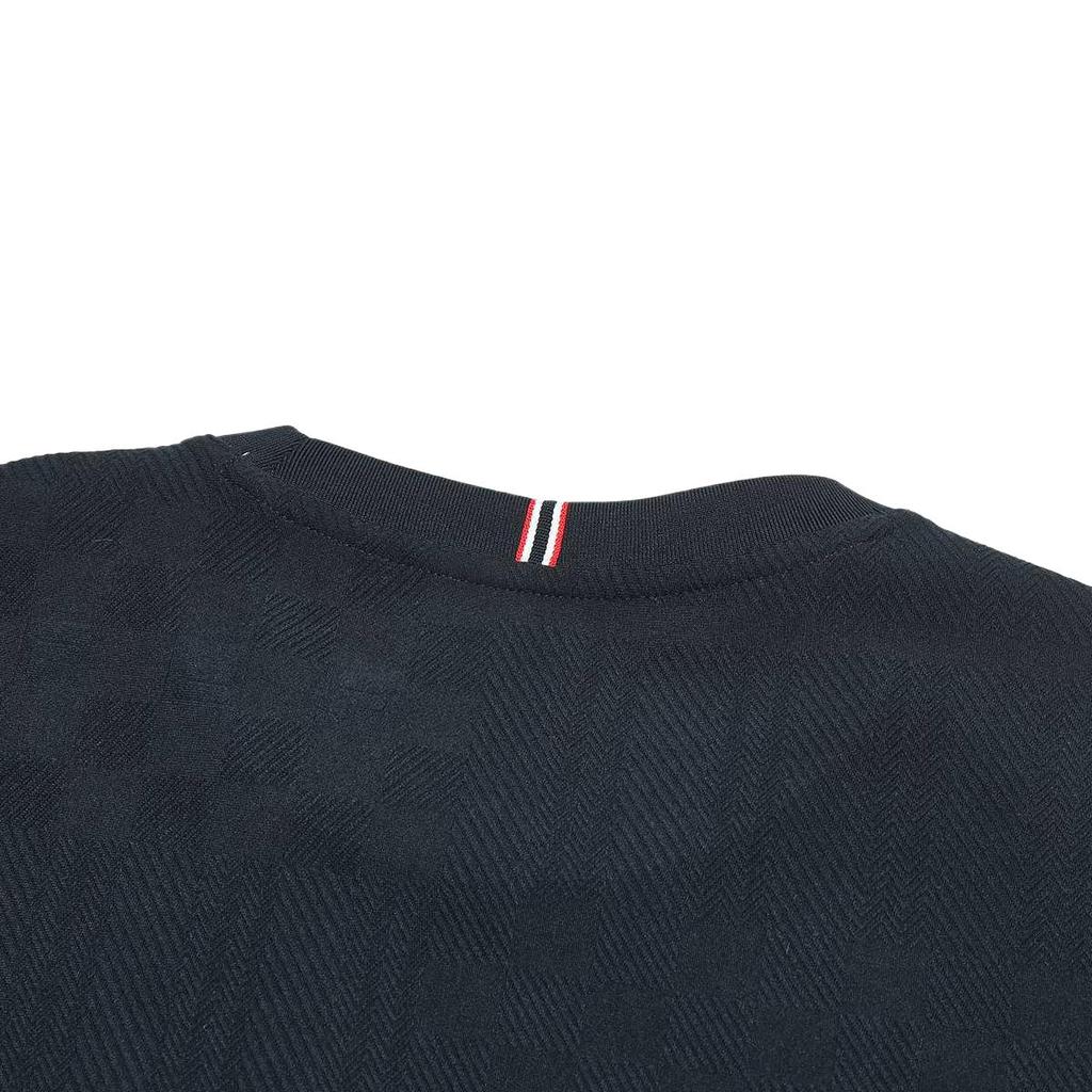 Fila Modern Heritage Series Skin-Friendly Soft Comfortable Crew Neck Sweatshirt Men Sweatshirt Legendary-Blue F11M341214F-NV