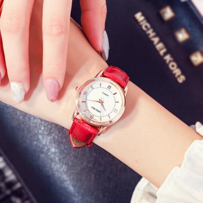 Montre Classique Mode Dames Montre Femme Bracelet Montre à Quartz Étudiant Collège