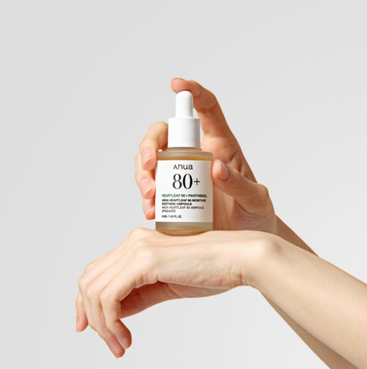 Anua Heartleaf 80% Soothing Ampoule 30ml – Korean Calming Serum for Sensitive & Acne-Prone Skin