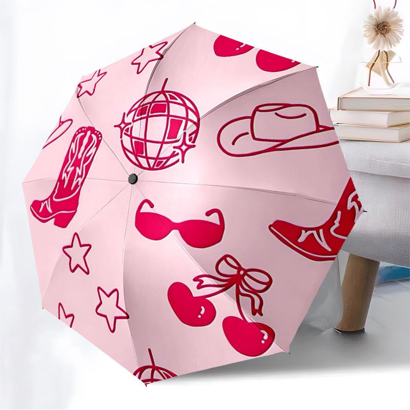 1pc Cowgirl Automatic Open/Close Umbrella, Formal Events - Ideal Gift for Family or Friends, Outdoor Accessory yy251211221