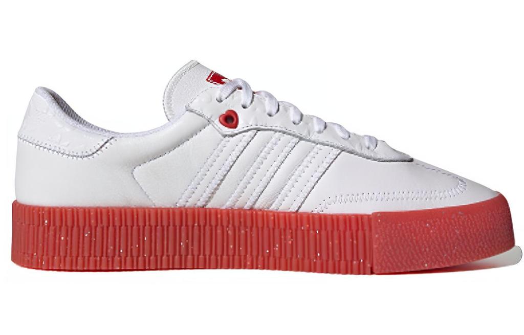 Sambarose Wmns Adidas Originals 'White Scarlet' Dames FZ1831