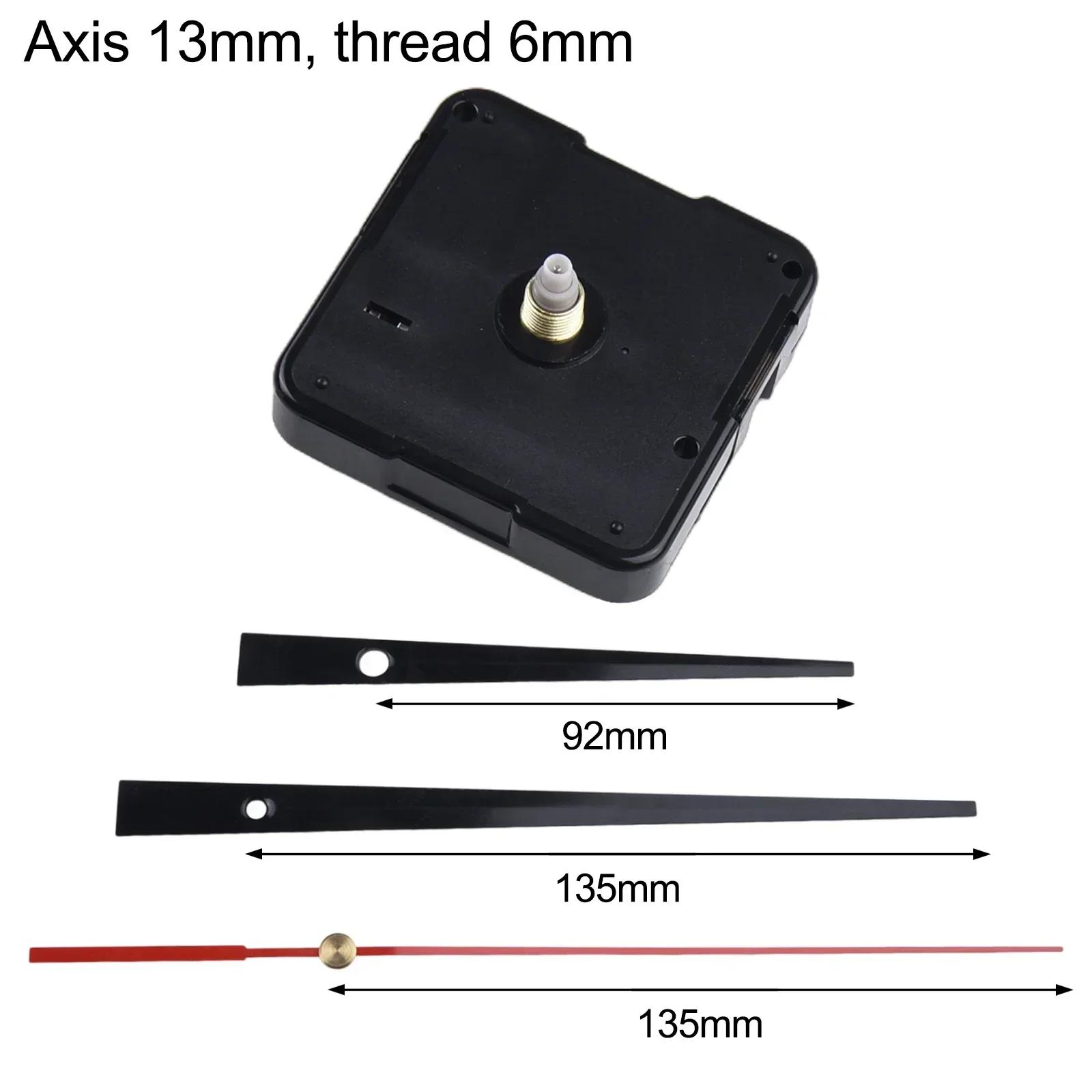Practical Tide Movements Quartz Replacement Parts Single Hand Tools 55*55*16mm Black Choose Home Decor Mechanism New