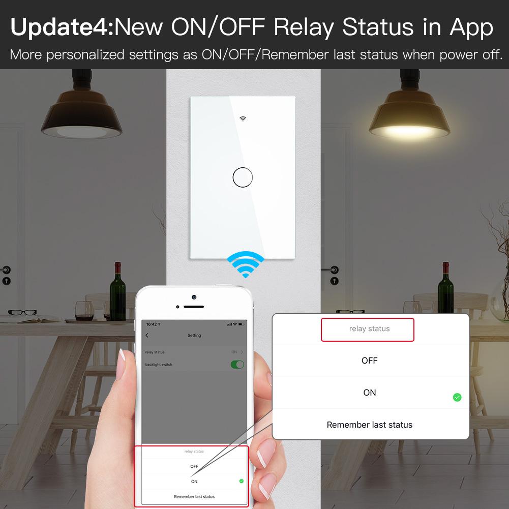 ZigBee Wall Touch Smart Light Switch with Neutral Wire/No Neutral Wire,No Capacitor Needed Smart LifeTuya 2/3 Way Muilti-Control