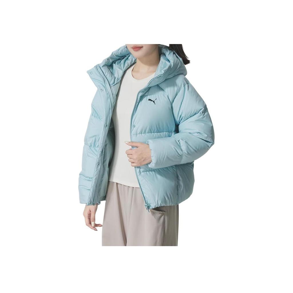 Puma Sportlich Lässig Logo Dick Kapuze Warm Reißverschluss Langarm Daunenjacke Damen Oberbekleidung 691045-47