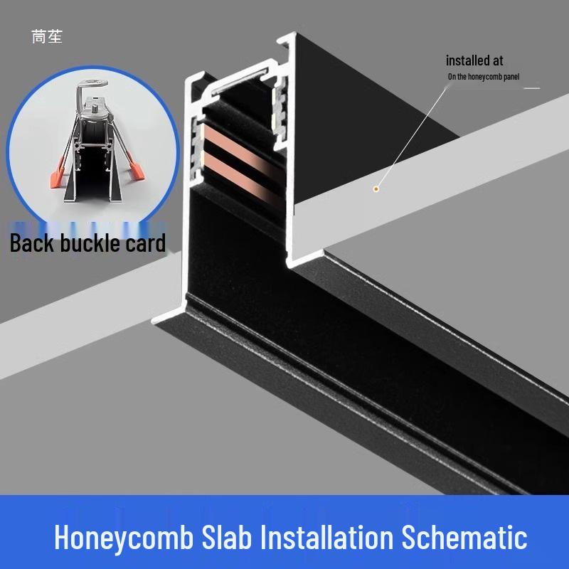 Magnetic Honeycomb Track Light for Kitchen & Living Room Ceilings