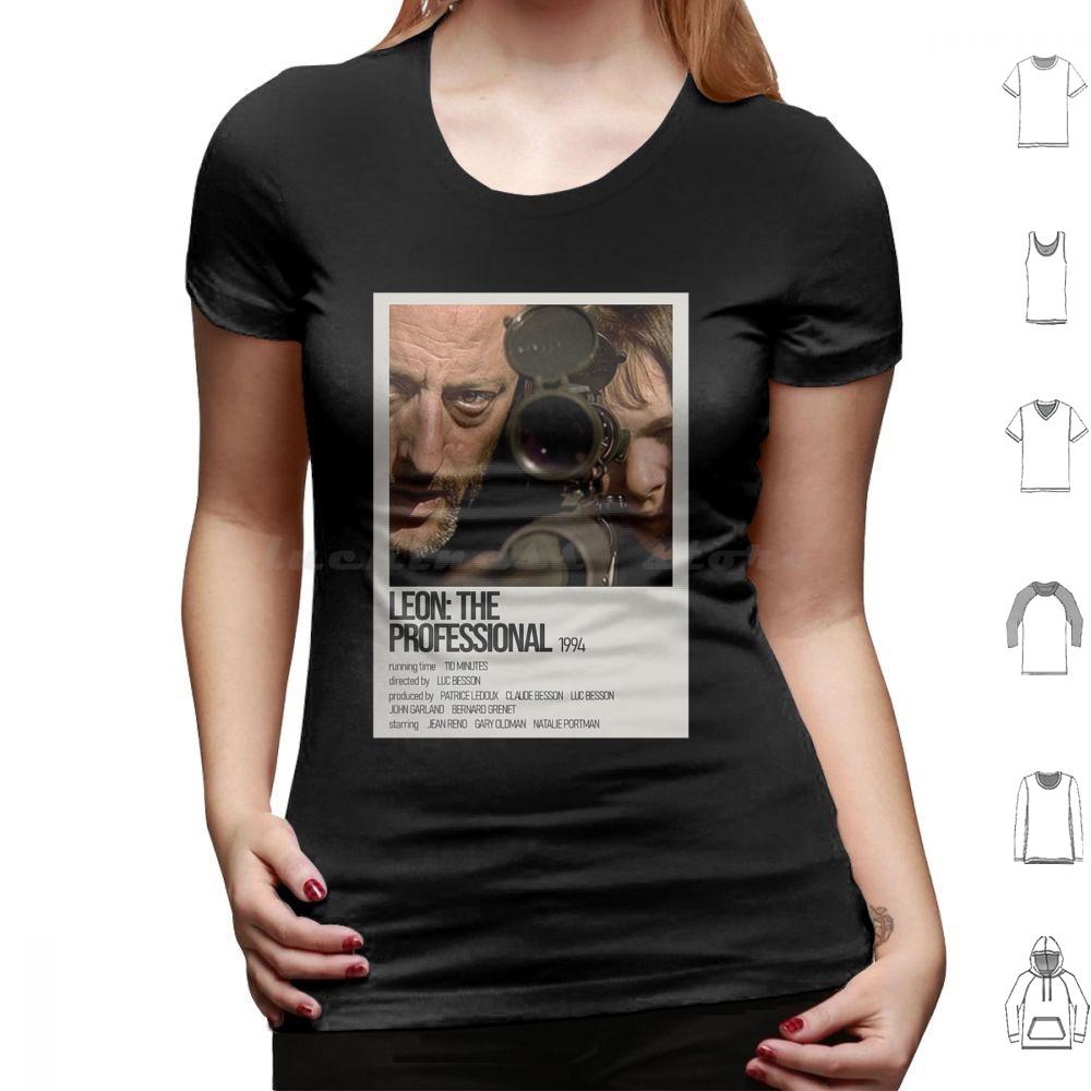 Léon Der ProfiGelb Schwarz Kunstwerk T-Shirt Baumwolle Herren Damen DIY Druck Leon Leon Der Profi Film Mathilda Natalie