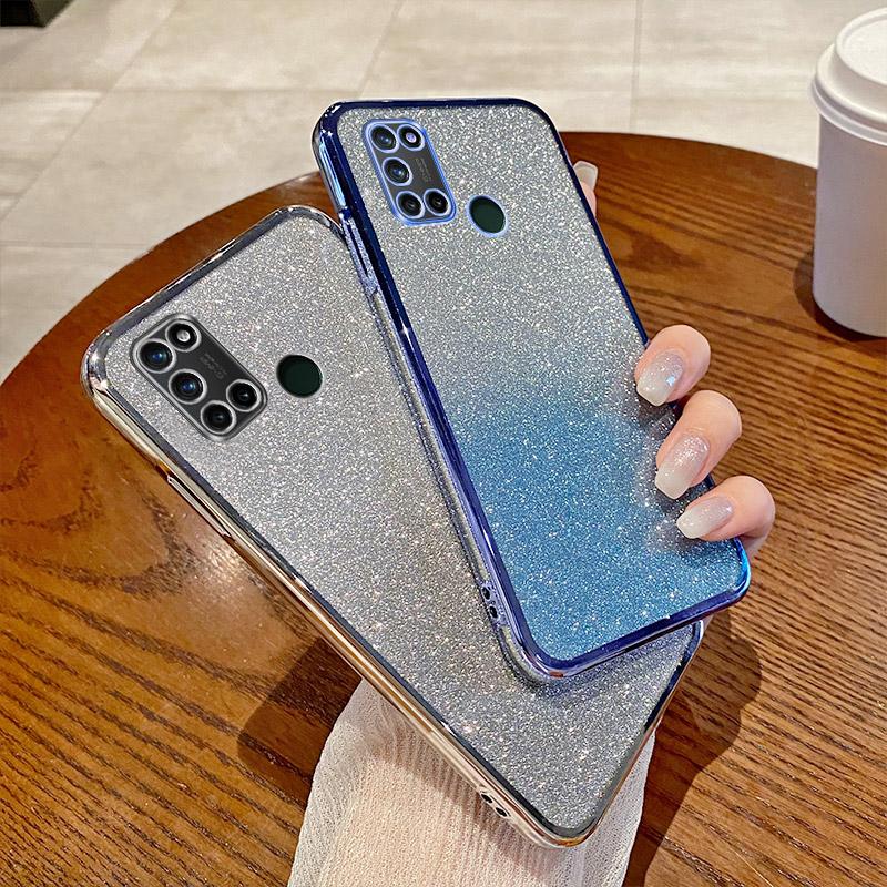 New Fashion Bling Sequins Case For Realme 5 5i 5S 6i 7 7i 8 Pro 9 10 4G Glitter TPU Soft Shockproof Bumper Cover For Realme 9 Po