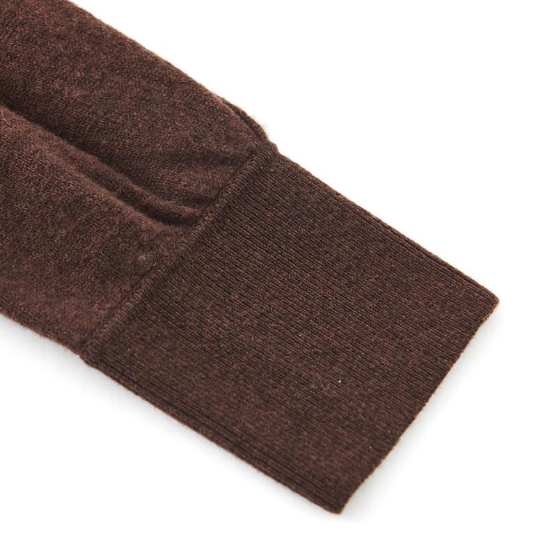 TUHUANG Women's Pure Wool Knitted Shirt Collar Sweater