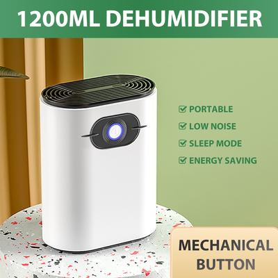1200ml Home Dehumidifier Negative Ion Air Cleaner Energy Saving Air Dryer Low Noise Water Tank Auto-off Moisture Absorbing
