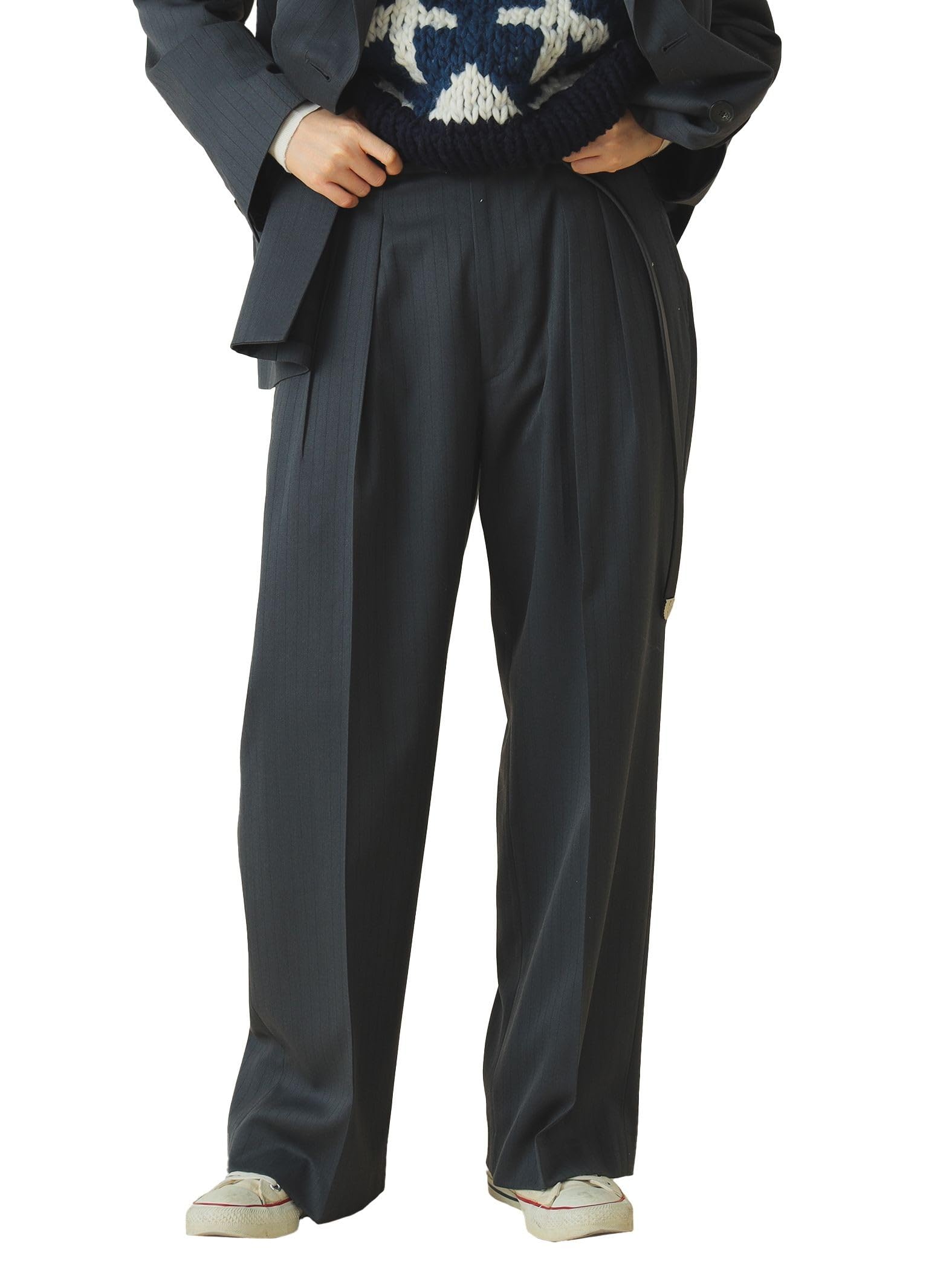 

Брюки Maturely Wide Tucked Slacks 0 13230035803 [BEAMS BOY] Женские CHARCOAL.G