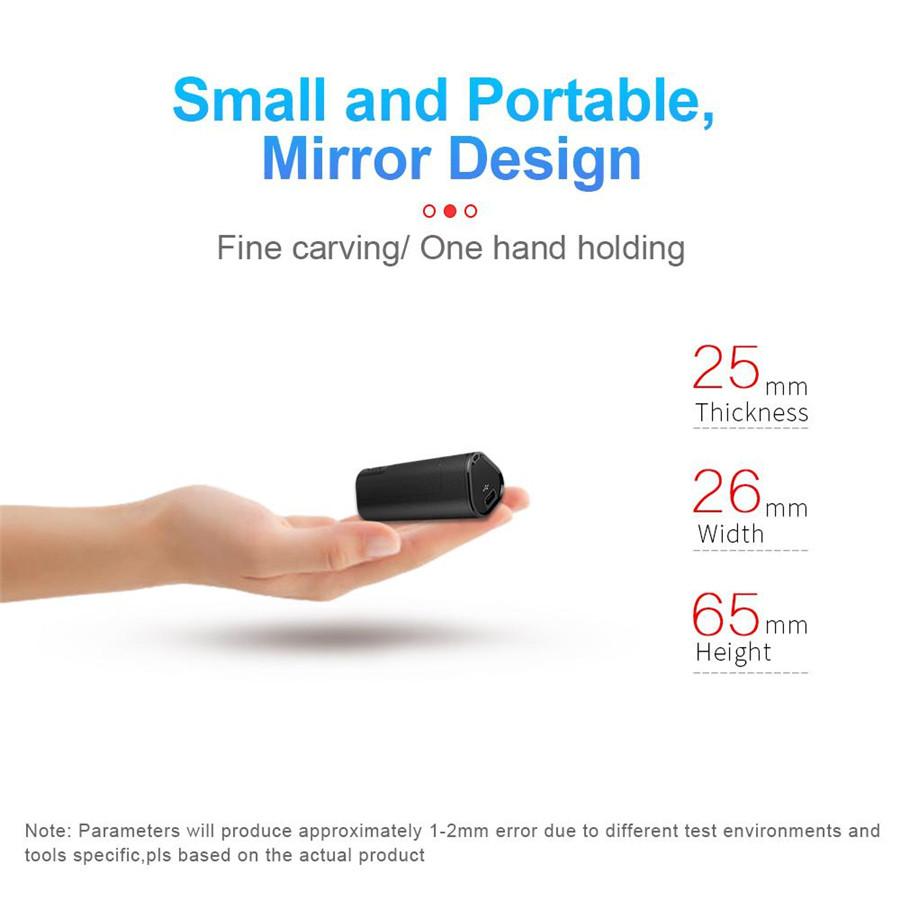 Hidden Voice Recorder Activated Digital Audio Sound Recording Device 16GB Black