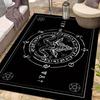 800gsm Crystal Velvet Goat Head Satan Carpet - Home Decor,Bedroom Door Mat,Non-Slip,Wear Resistant,Protective Mat,Machine Washable