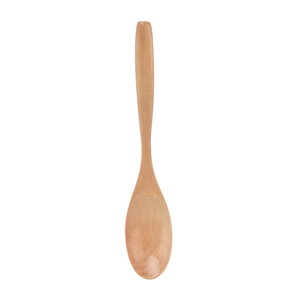 Small Wooden Spoon Excellent Heat Resistance Kitchen Cooking Utensil Tool for Household