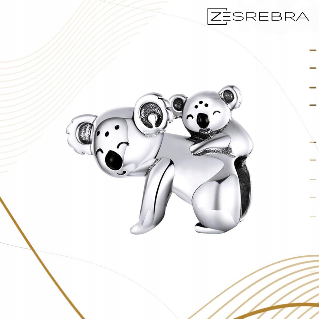 Koala Charms 925 Bead S925 Bear Pendant Beads Baby Koala